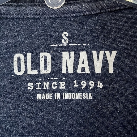 Old Navy jersey knit button down cardigan navy side pockets size small - Picture 4 of 16